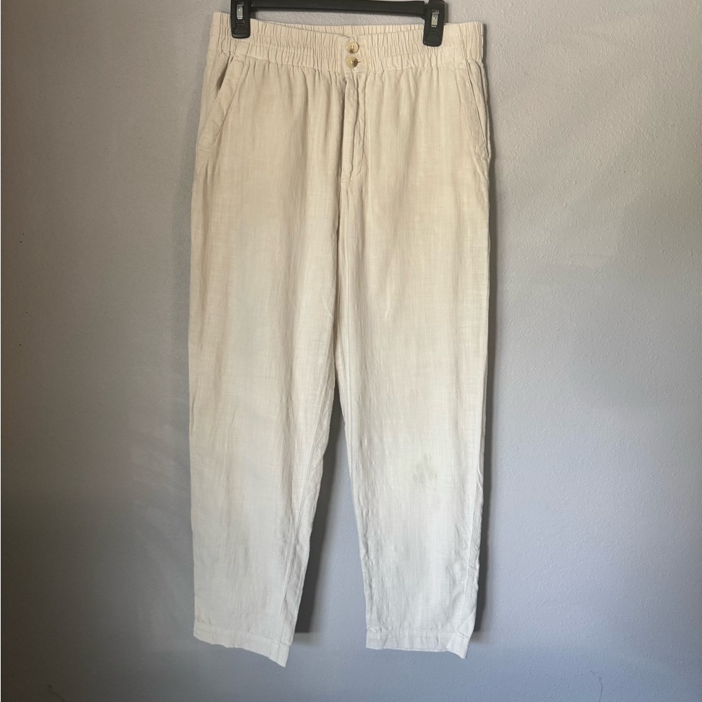 Marine Layer Elle Relaxed Crop Pants Fog Size M - Picture 4 of 9